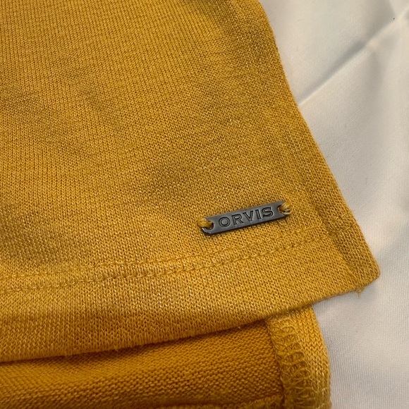 Orvis Golden Yellow Sleeveless Top Size Medium - Picture 5 of 7